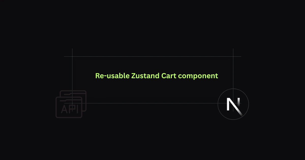 Re-usable Zustand Cart