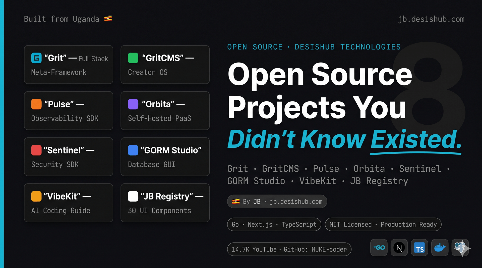 The Top 8 Open Source Projects by JB You Didn't Know Existed