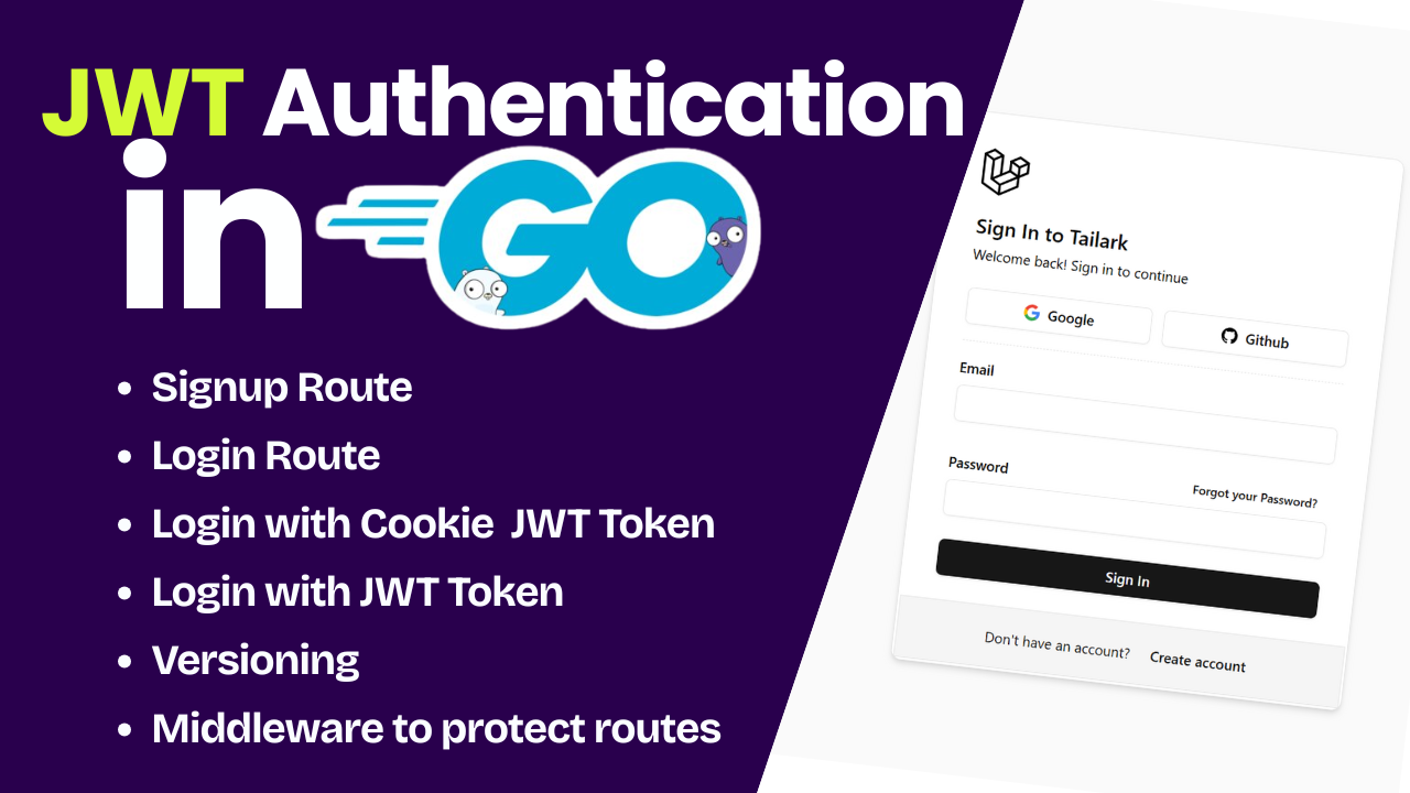 Complete Guide to JWT Authentication in Go with Gin Framework