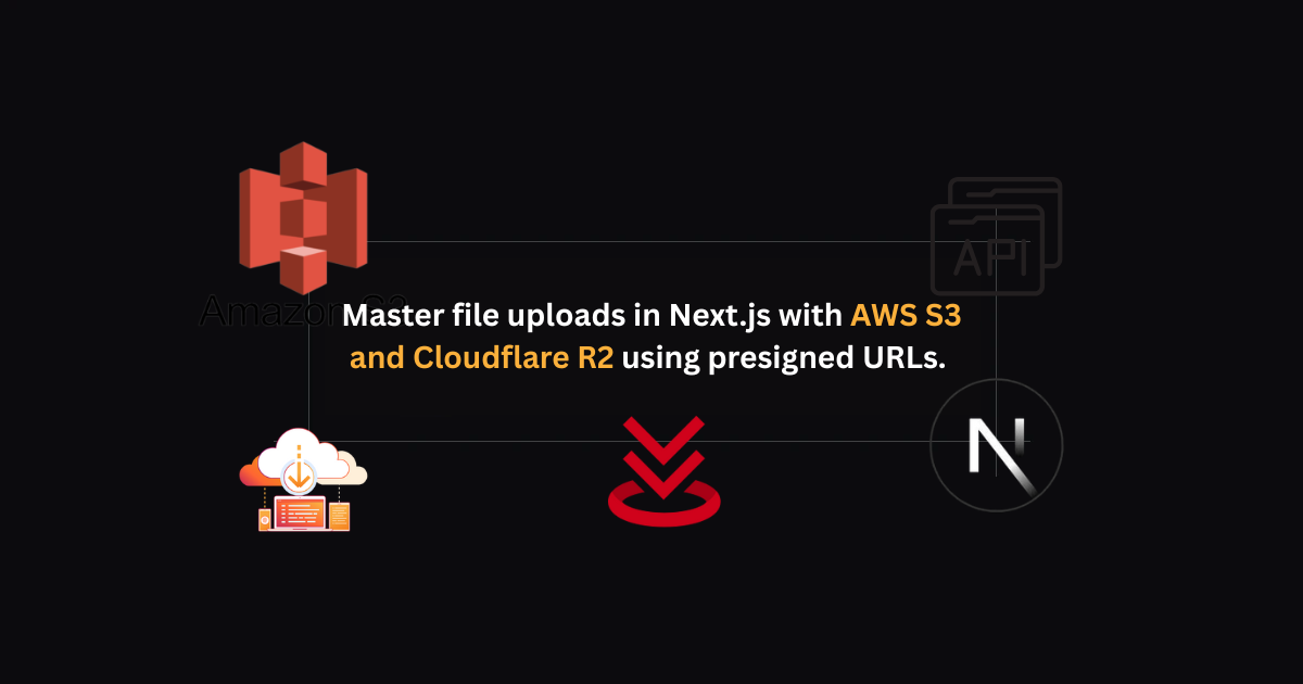 The Ultimate Guide to File Uploads in Next.js - S3, Presigned URLs & Dropzone