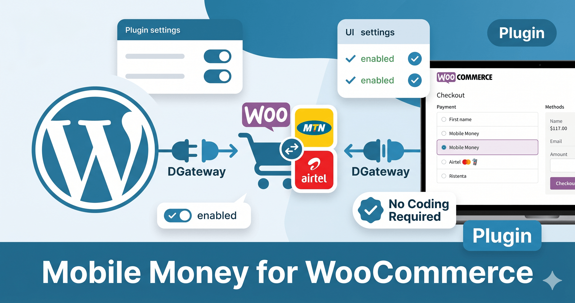 Accept Mobile Money on WooCommerce with the DGateway Plugin