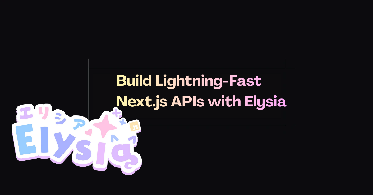 Build Lightning-Fast Next.js APIs with Elysia - Complete CRUD Guide